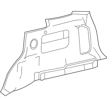 Mercury 5L8Z-7831012-AAC Trim Assembly - Quarter