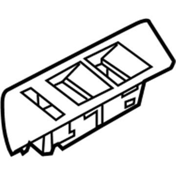 BT4Z-14528-AA Ford Switch Bezel, Front Passenger Side Illustration 1 of 1