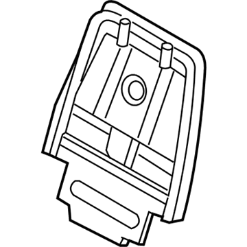 Mercury 6L2Z-78613A38-HA Frame - Rear Seat Back Retainer