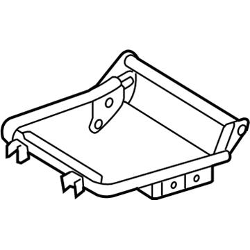 Ford 2C5Z-7863160-C Seat Frame, Rear Center Passenger Side 2C5Z-7863160-C Ford Seat Frame, Rear Center Passenger Side Illustration 1 of 1