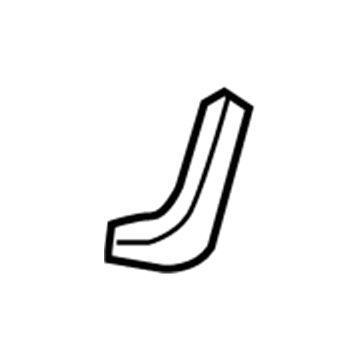 Ford 6L2Z-7862419-AAE Release Handle, Black, Rear Driver Side 6L2Z-7862419-AAE Ford Release Handle, Black, Rear Driver Side Illustration 1 of 1