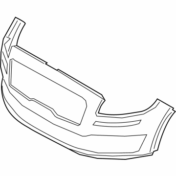 Lincoln Nautilus Bumper Cover - MA1Z-17757-PAPTM