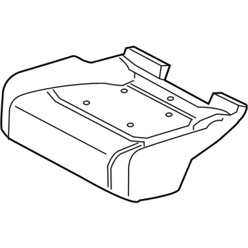 Ford ML3Z-1663840-A Pad - Rear Seat Cushion