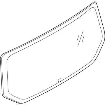 Ford DT1Z-6142006-AB Glass - Back Window