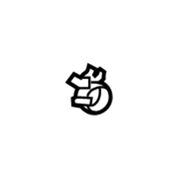 Ford -W527301-S444 Hose Assembly Clamp -W527301-S444 Ford Hose Assembly Clamp Illustration 1 of 1