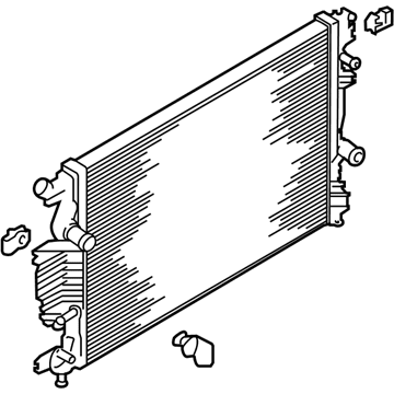 Ford DG9Z-8005-K Radiator Assembly