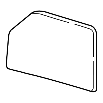 Ford FL3Z-17K707-Q Glass Assembly - Rear View Outer Mirror