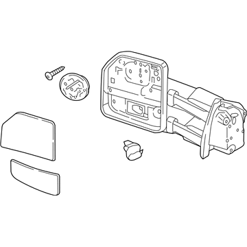 Ford LC3Z-17682-AB Mirror Assembly - Rear View Outer