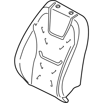 Ford FT4Z-5864811-L Pad - Seat Back