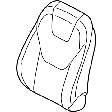 Ford FT4Z-5864417-AJ Cover Assembly - Seat Back