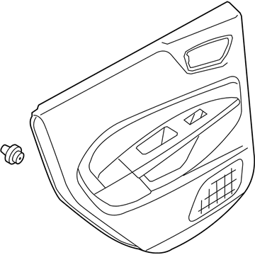 Ford D2BZ-5827406-HB Panel Assembly - Door Trim