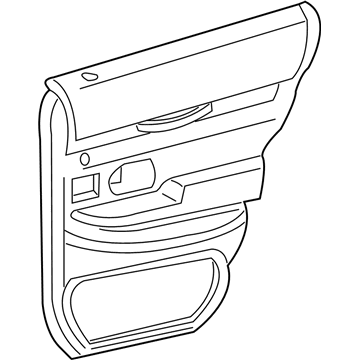 Mercury YW3Z-5427407-BAA Panel Assembly - Door Trim