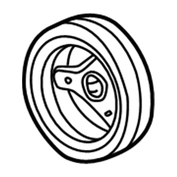 Ford 1W7Z-6312-AA Pulley - Crankshaft