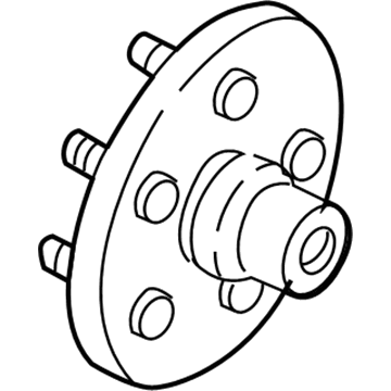 Ford G2MZ-1104-S Hub Assembly - Wheel