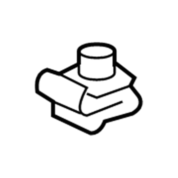 Mercury -W711506-S424 Clip And Nut Assembly