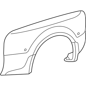 Ford 3C3Z-16313-BA Fender Assembly - Rear