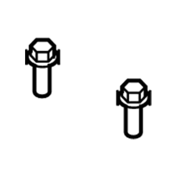 -W505263-S437M Ford Mount Bracket Bolt Illustration 1 of 1