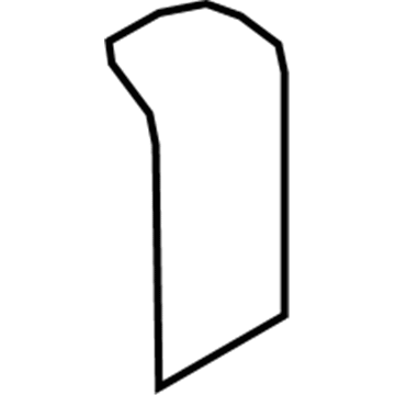 Ford 9M6Z-7845626-AA Jack Cover, Passenger Side 9M6Z-7845626-AA Ford Jack Cover, Passenger Side Illustration 1 of 1