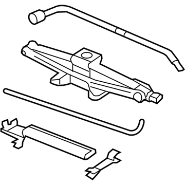 Ford 9L8Z-17080-A Jack Assembly 9L8Z-17080-A Ford Jack Assembly Illustration 1 of 1