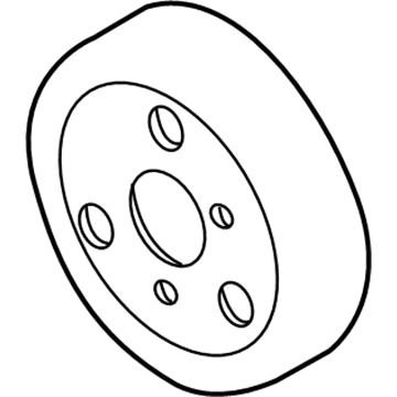 Ford HJ5Z-8509-A Pulley - Water Pump