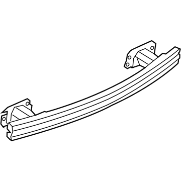 Ford G3GZ-17906-A Impact Bar, Rear G3GZ-17906-A Ford Impact Bar, Rear Illustration 1 of 1
