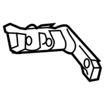 Ford GD9Z-17787-A Side Retainer, Rear Passenger Side GD9Z-17787-A Ford Side Retainer, Rear Passenger Side Illustration 1 of 1