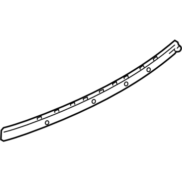 Ford GD9Z-17754-A Center Support, Rear GD9Z-17754-A Ford Center Support, Rear Illustration 1 of 1