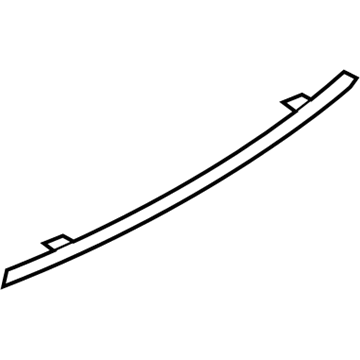 Ford GD9Z-17810-A Bumper Grille, Rear GD9Z-17810-A Ford Bumper Grille, Rear Illustration 1 of 1