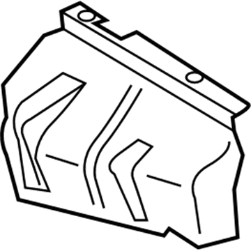 Ford GD9Z-17D942-B Mount Bracket, Outer Passenger Side GD9Z-17D942-B Ford Mount Bracket, Outer Passenger Side Illustration 1 of 1