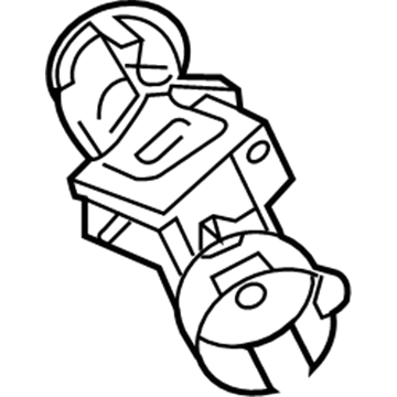 Ford AA8Z-3F527-A Lock Assembly - Steering And Ignition