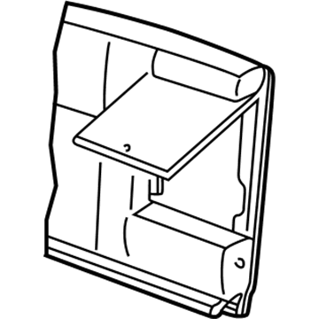 Ford 5F1Z-5466601-AAA Cover Assembly - Rear Seat