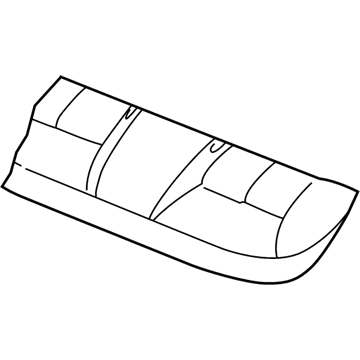 Ford 3F1Z-5463804-AAB Cover Assembly - Rear Seat