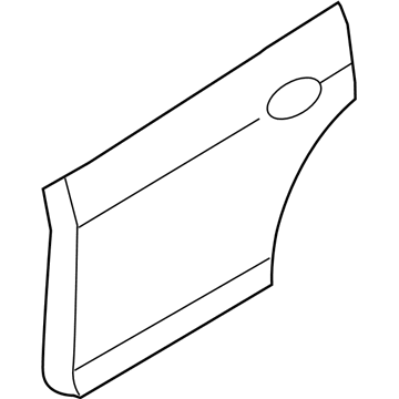 Lincoln 6H6Z-5424700-A Panel Assembly - Door - Outer