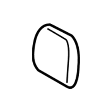 Ford FL3Z-18501A04-AK Headrest Cover, Gray, Rear Passenger Side FL3Z-18501A04-AK Ford Headrest Cover, Gray, Rear Passenger Side Illustration 1 of 1