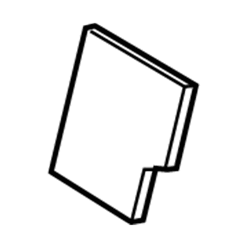 FL3Z-1666879-A Ford Pad, Rear Driver Side Illustration 1 of 1