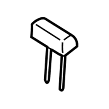FU5Z-96611A08-A Ford Headrest, Center, Rear Illustration 1 of 1