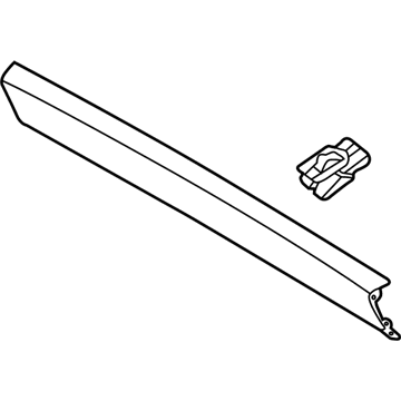 DV6Z-5846404-AA Ford Upper Trim Panel, Rear Illustration 1 of 1