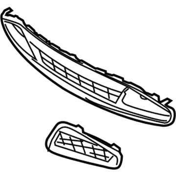 Ford AG1Z-17K945-BA Grille - Bumper
