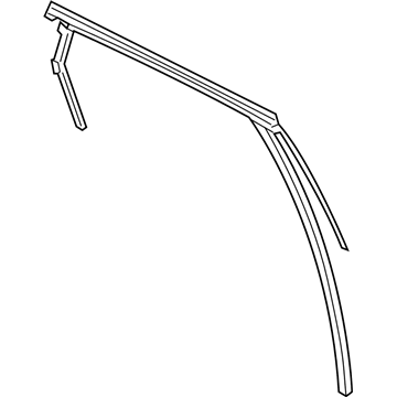 Lincoln EJ7Z-7825766-A Run - Door Glass