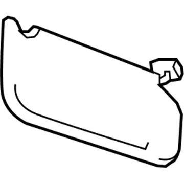 Ford 8C3Z-2504104-AD Visor Assembly - Sun