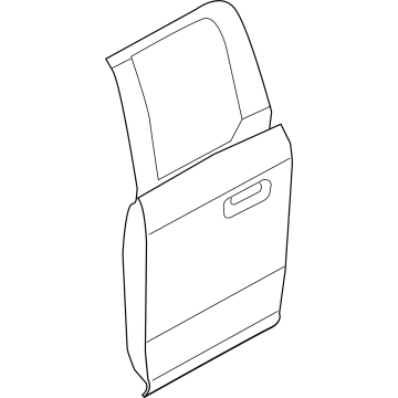 Ford ML3Z-1824630-B Door Assembly - Rear Less Hinges
