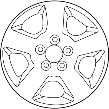 Ford Explorer Sport Spare Wheel - 1L5Z-1007-AA