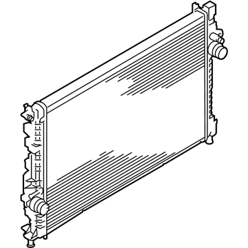 Ford CV6Z-8005-B Radiator Assembly