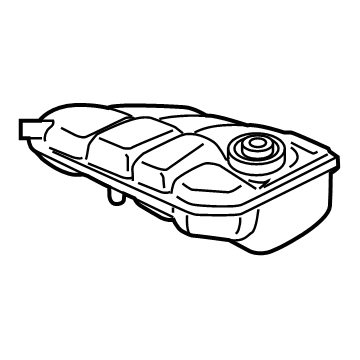 Ford CV6Z-8A080-C Tank Assembly - Radiator Overflow