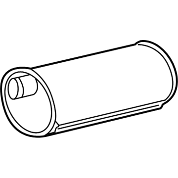 Ford XL3Z-5230-BA Muffler And Pipe Assembly