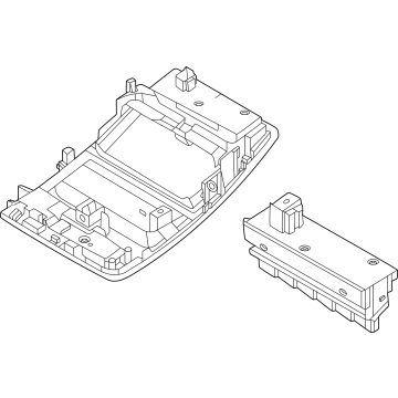Ford H1BZ-58519A70-AK Overhead Console