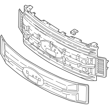 Ford HC3Z-8200-AC Grille - Center