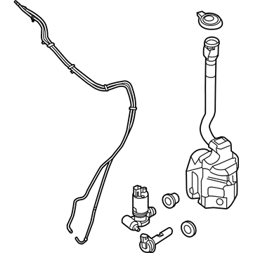 Ford FB5Z-17618-C Reservoir - Windshield Washer