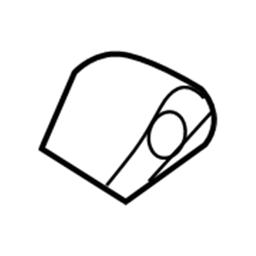 Lincoln AE9Z-7460262-AA Cover - Seat Belt - Upper
