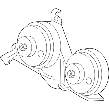 FL3Z-13832-C Ford Horn Illustration 1 of 1